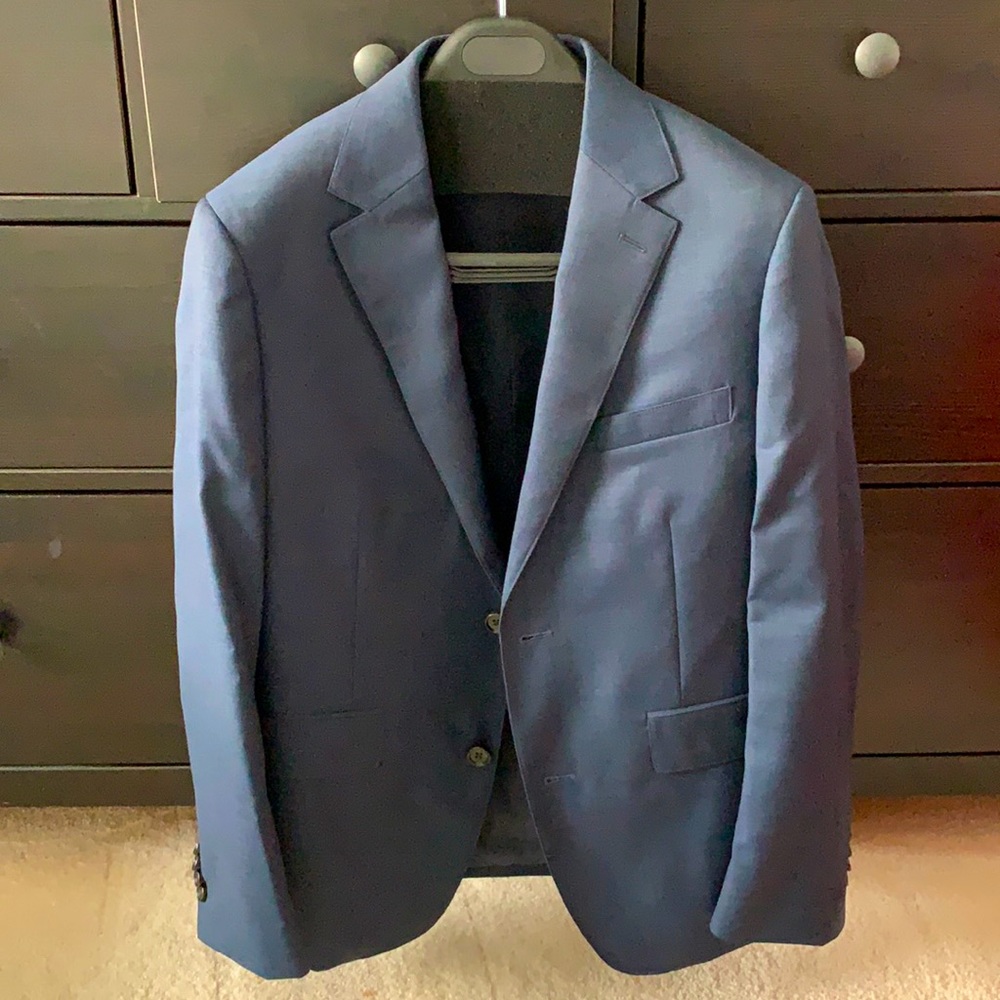 Bonobos Navy Blue Suit: Jacket and Pants